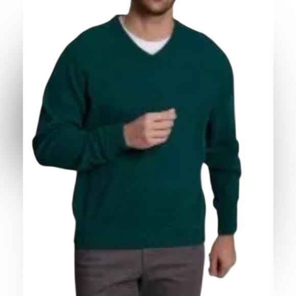 Black Brown 1826 Cashmere Sweater Green - Picture 1 of 8